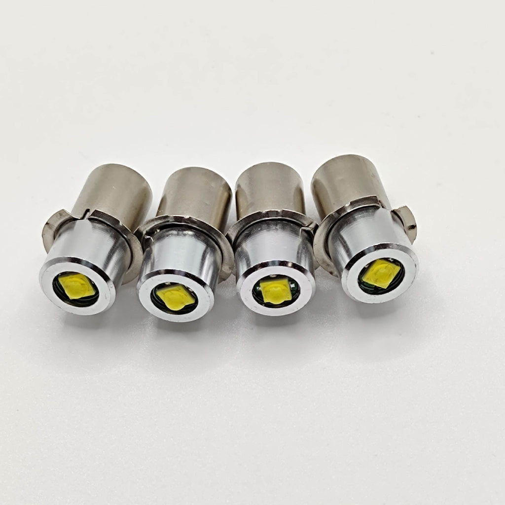 P13.5S LED Bulb 3W 3V 6V 12V 18V 200LM PR2 Maglite Flashlight Replacement Bulb Torches Work Light Lamp