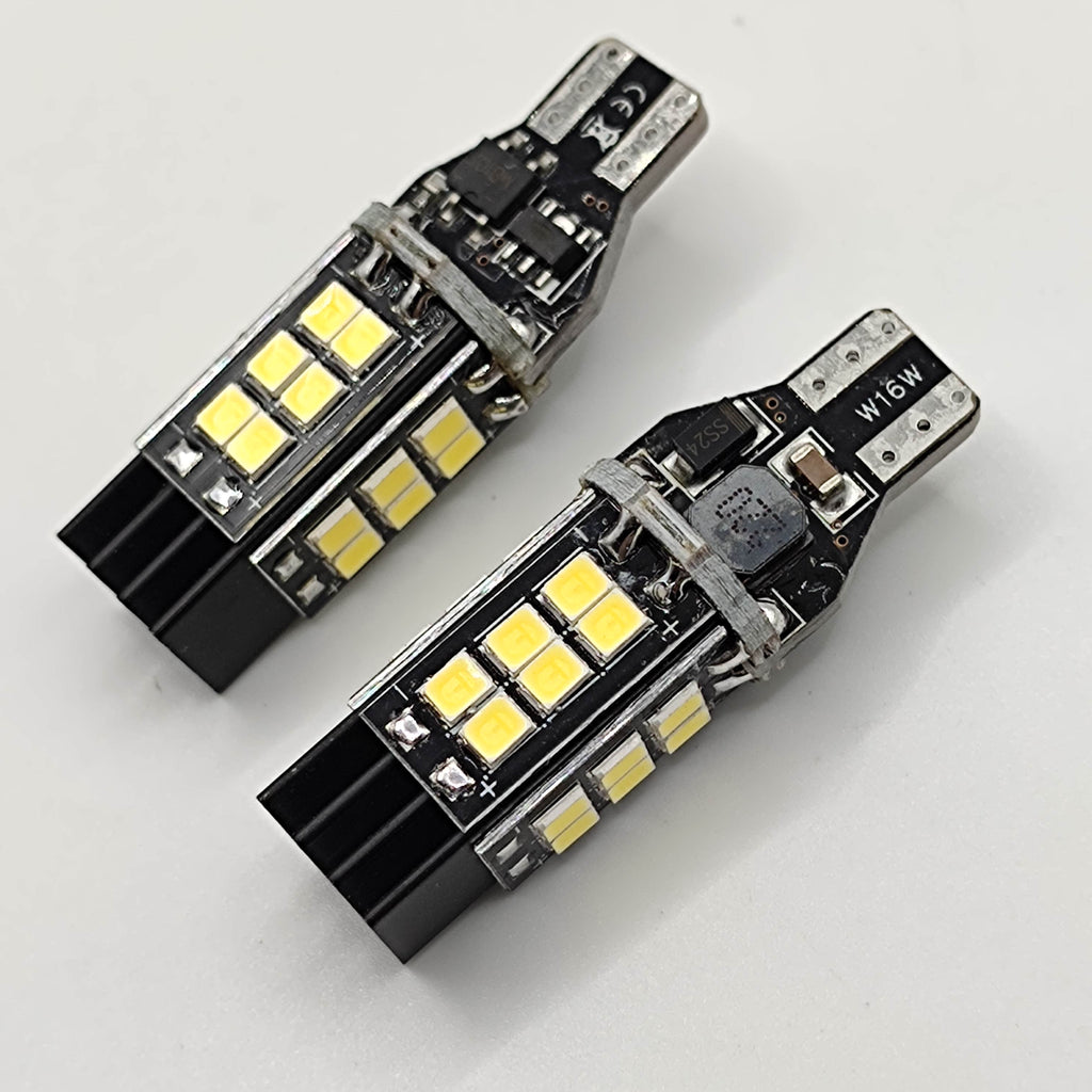 2PCS T15 W16W Canbus LED Bulbs 921 912 LED Lamp Canbus Error Free LED Backup Light Car Reverse Lamp Xenon White 12V
