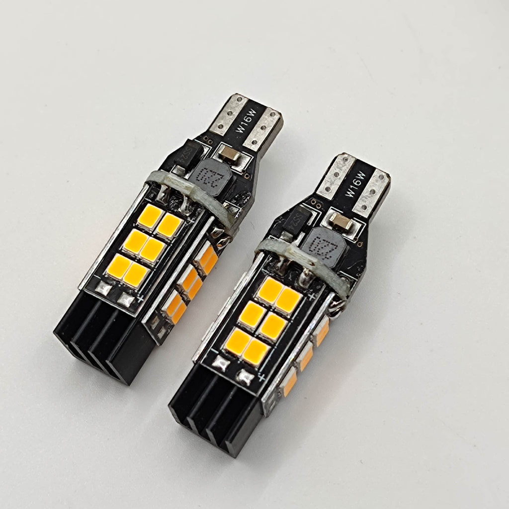2PCS T15 W16W Canbus LED Bulbs 921 912 LED Lamp Canbus Error Free LED Backup Light Car Reverse Lamp Xenon White 12V