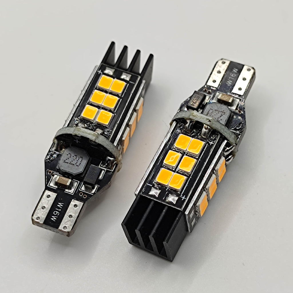 2PCS T15 W16W Canbus LED Bulbs 921 912 LED Lamp Canbus Error Free LED Backup Light Car Reverse Lamp Xenon White 12V