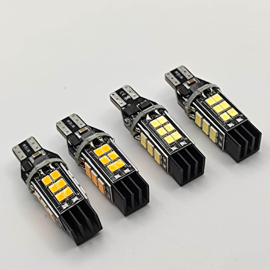 2PCS T15 W16W Canbus LED Bulbs 921 912 LED Lamp Canbus Error Free LED Backup Light Car Reverse Lamp Xenon White 12V