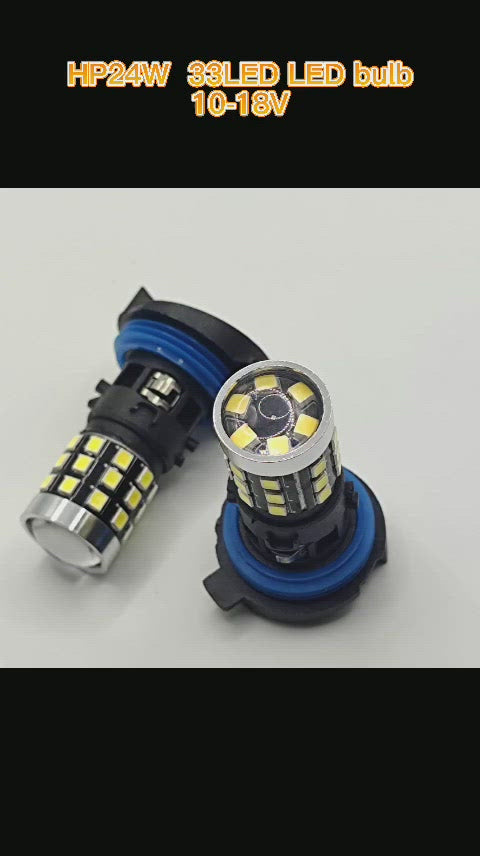 2PCS HP24W LED BULB No Error Bulbs Citroen C5 PEUGEOT 5008 3008 Daytime Running Lights Lamp For Peugeot 3008 Day Light