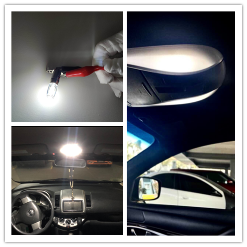 10PCS BA9S Led Bulb 12V Car T4W BA9 1895 1891 53 57 Led Car Bulb White 47830 64111 3893 LED Car Bulb for Car Interior Dome Map License Plate