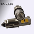4PCS 3898 BA7S LED Bulbs White DC 12V 2835 4SMD Chipsets LED Bulbs Replacement for Car Interior Instrument Dashboard Warning Lights
