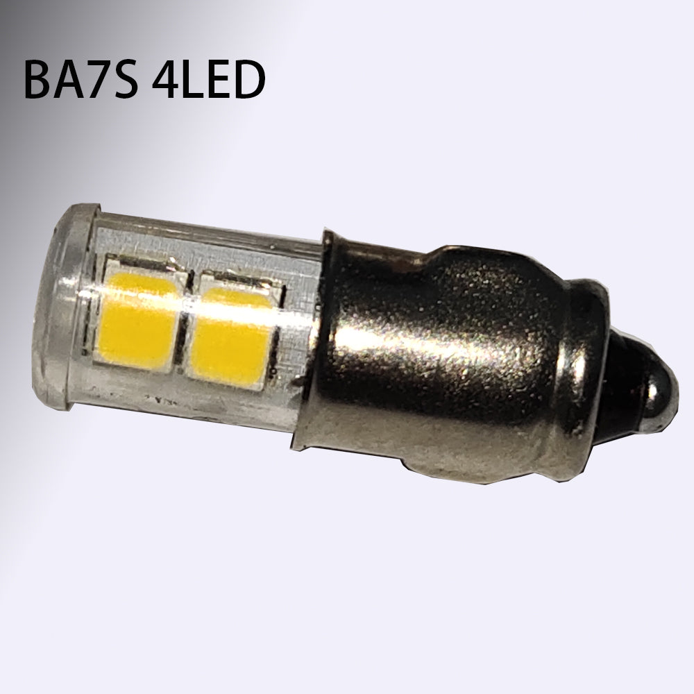 10pcs  3898 BA7S LED Bulbs White DC 12V 2835 4SMD Chipsets LED Bulbs Replacement for Car Interior Instrument Dashboard Warning Lights
