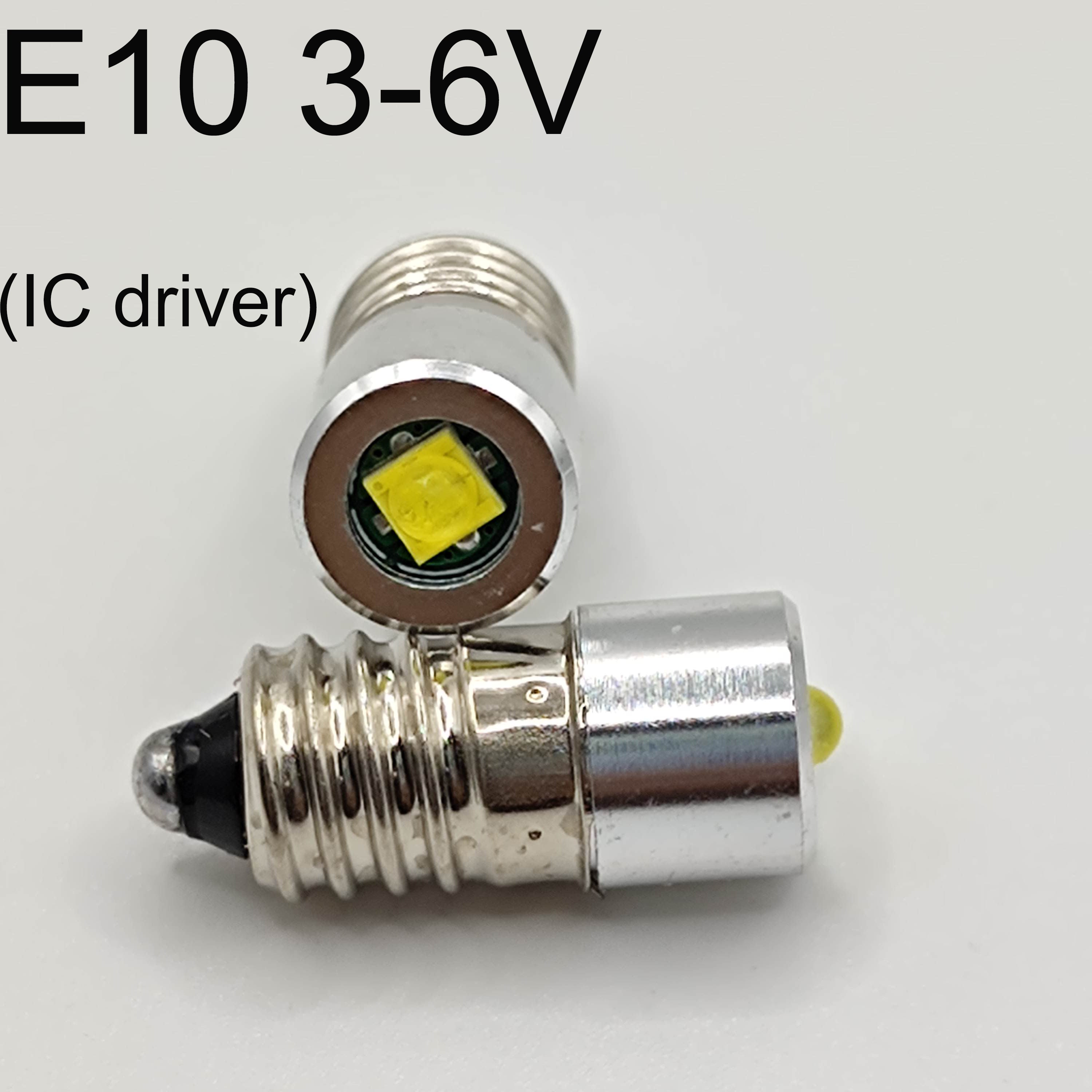 P13.5S LED Bulb 3W 3V 6V 12V 18V 200LM PR2 Maglite Flashlight Replacement Bulb Torches Work Light Lamp