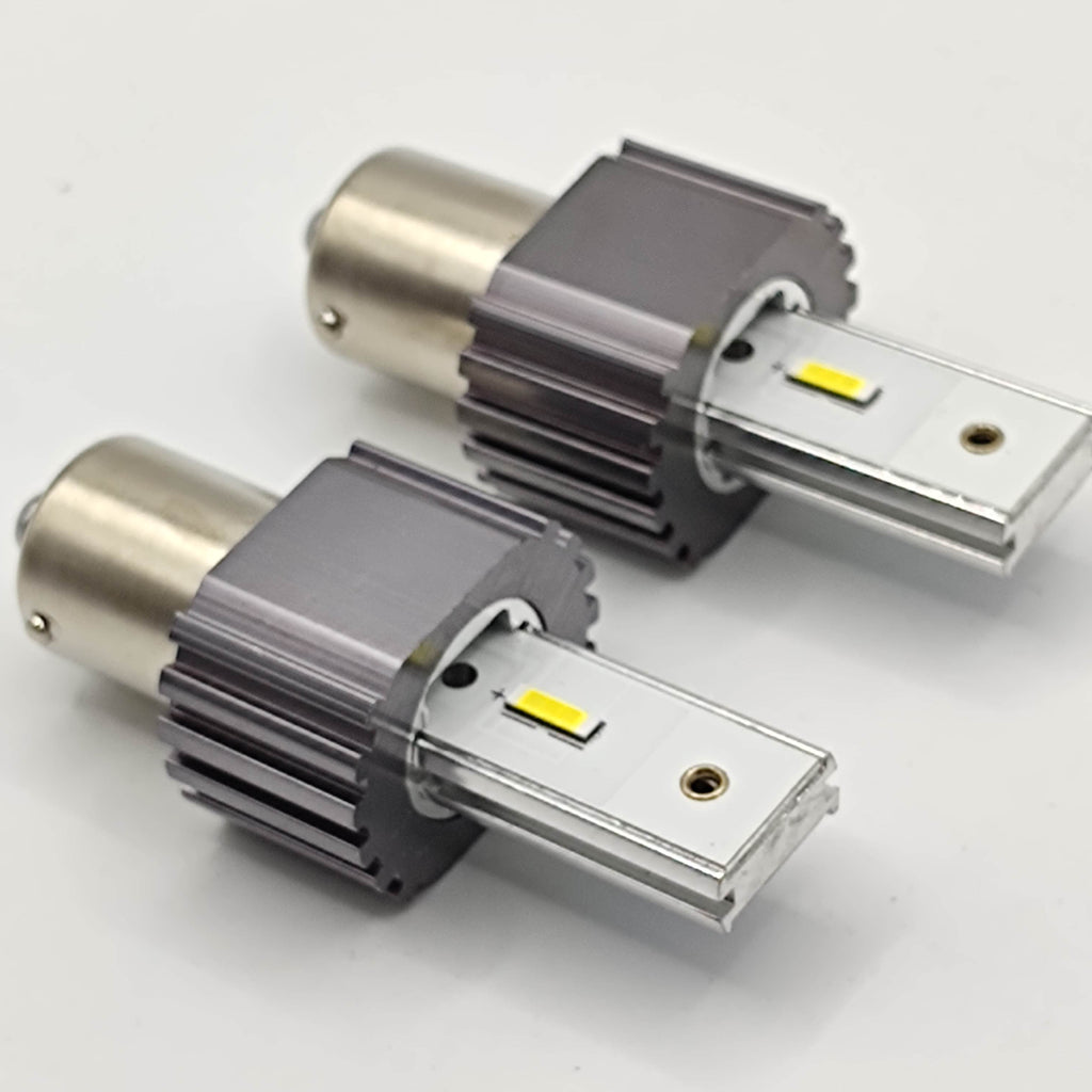 2pcs 1156 S25 BA15S P21W LED Canbus 2SMD 1200LM Car Turn Signal Reverse LED Daytime Running Light DRL Lamp