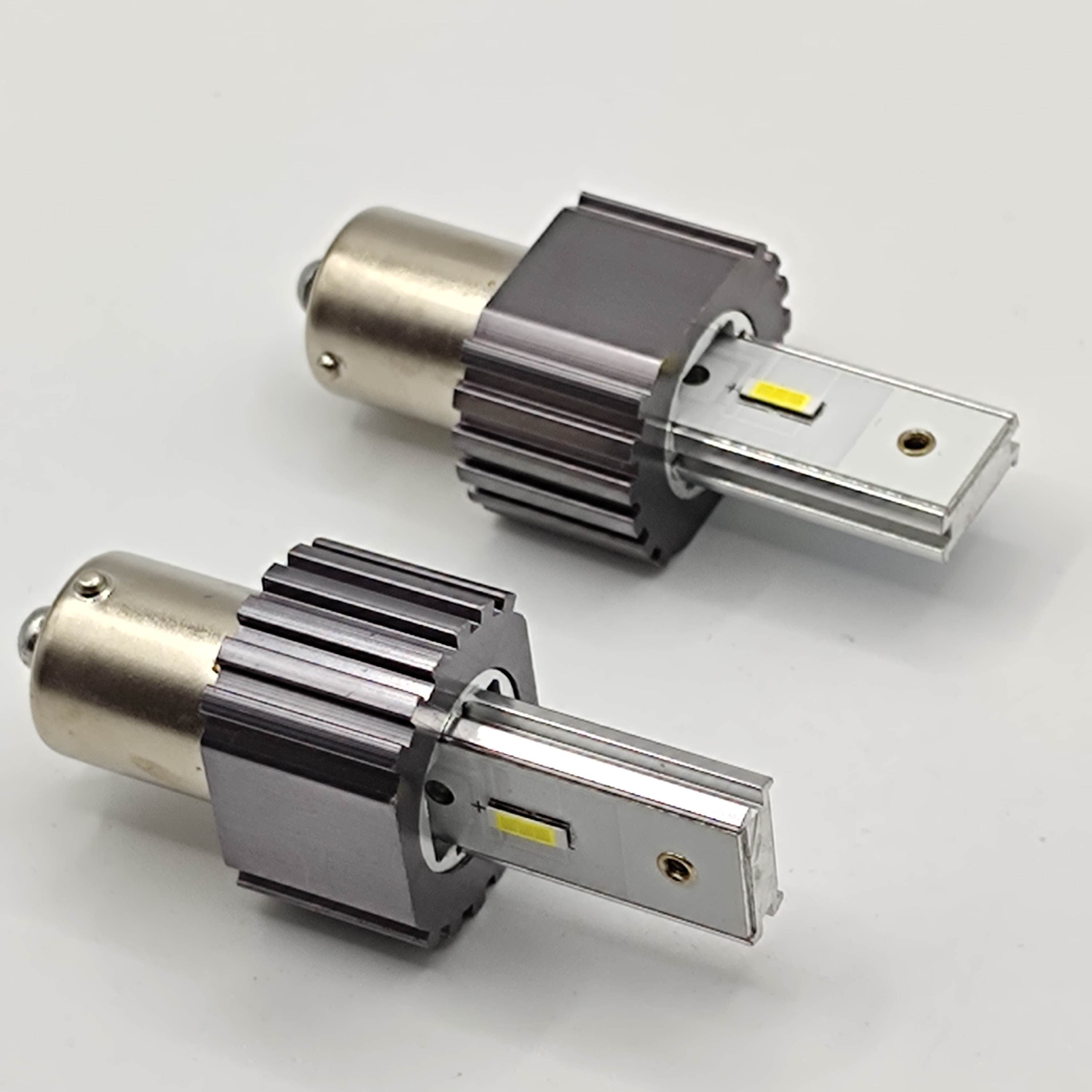 2pcs 1156 S25 BA15S P21W LED Canbus 2SMD 1200LM Car Turn Signal Reverse LED Daytime Running Light DRL Lamp