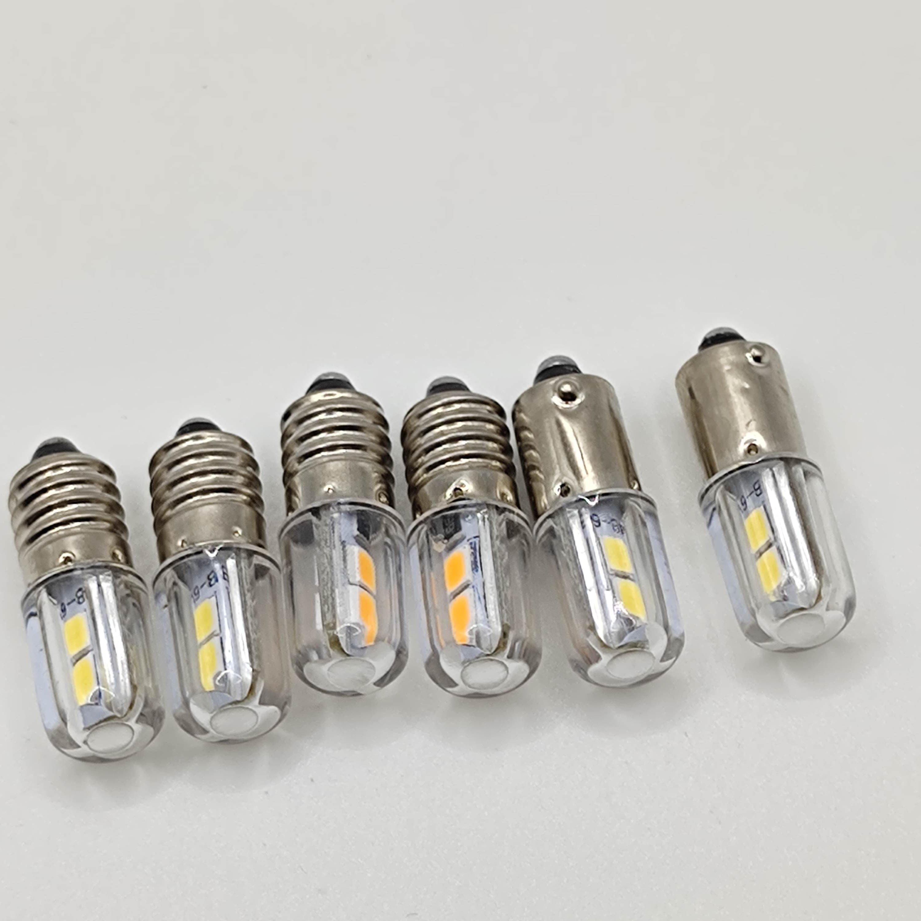 1PCS E10 LED Bulb 6V 12V Lamp Work Light Warm White For Torch Flashlight Headlight Motor Bicycle