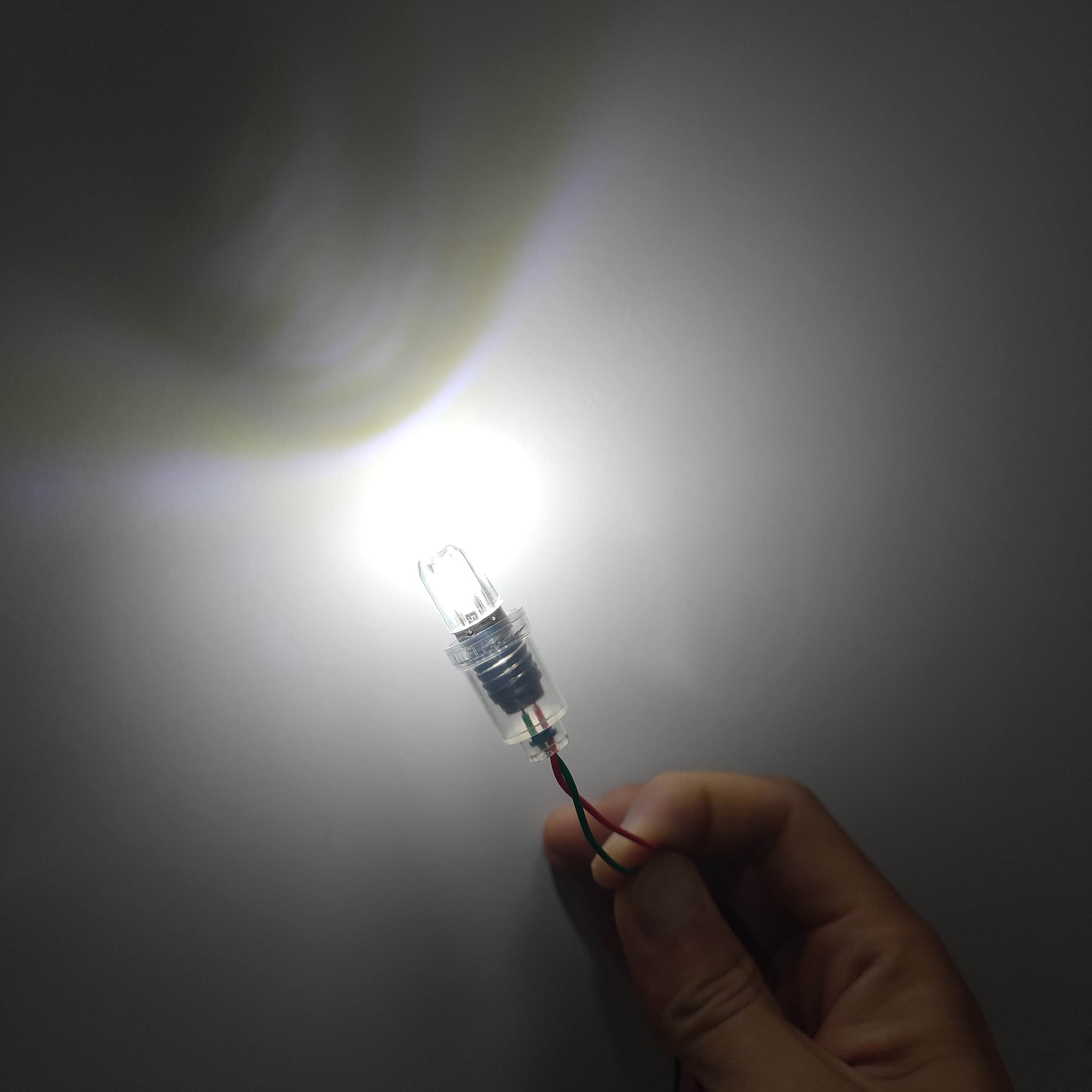 1PCS E10 LED Bulb 6V 12V Lamp Work Light Warm White For Torch Flashlight Headlight Motor Bicycle