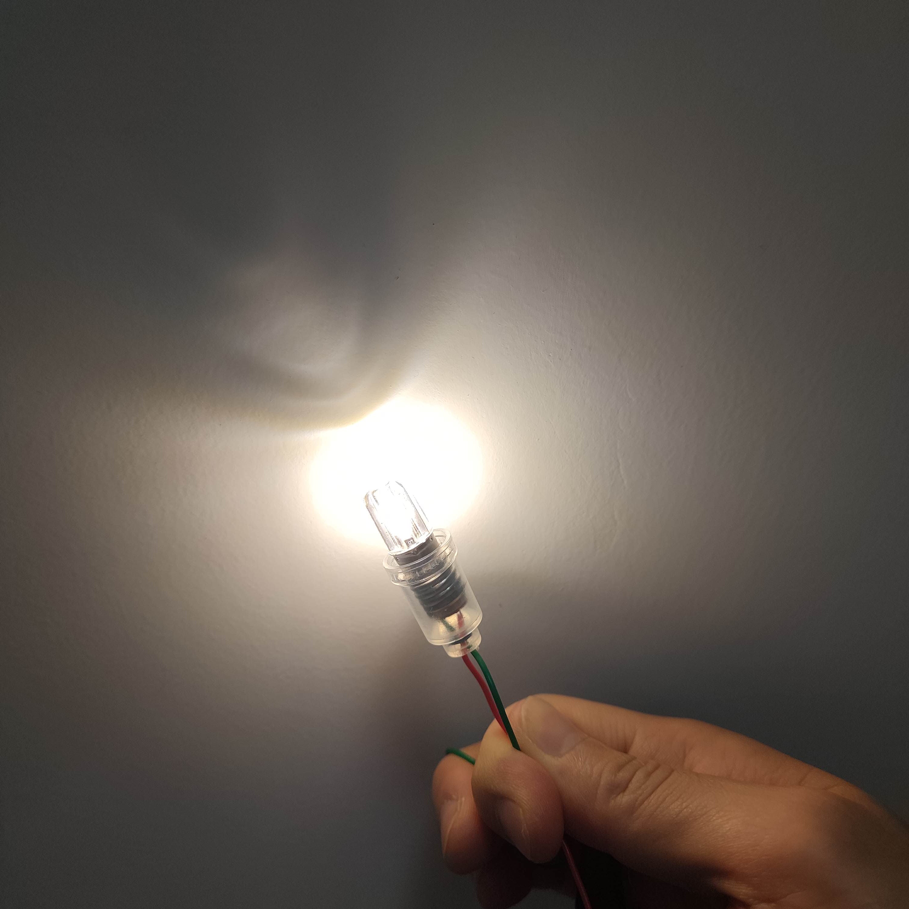 1PCS E10 LED Bulb 6V 12V Lamp Work Light Warm White For Torch Flashlight Headlight Motor Bicycle