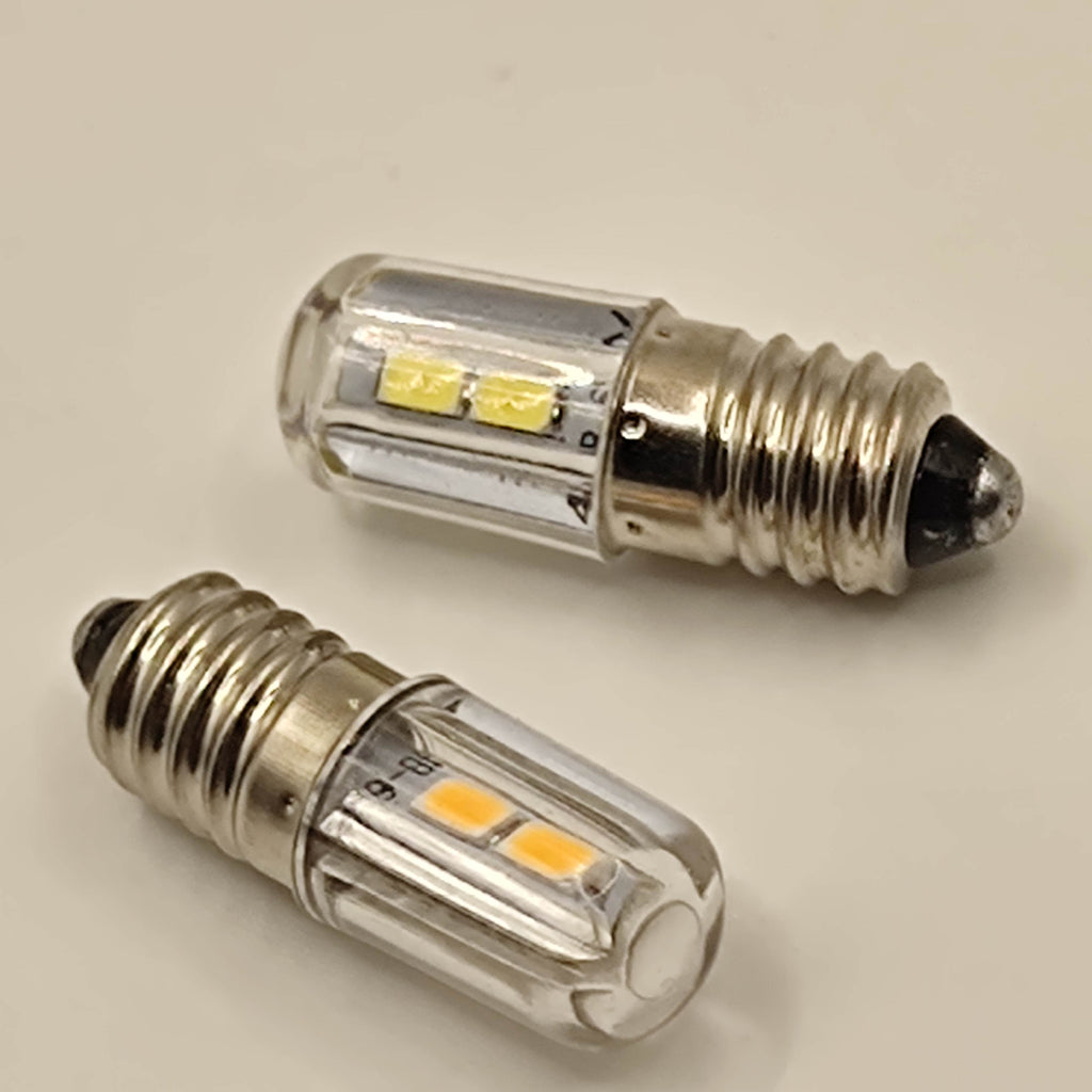1PCS E10 LED Bulb 6V 12V Lamp Work Light Warm White For Torch Flashlight Headlight Motor Bicycle