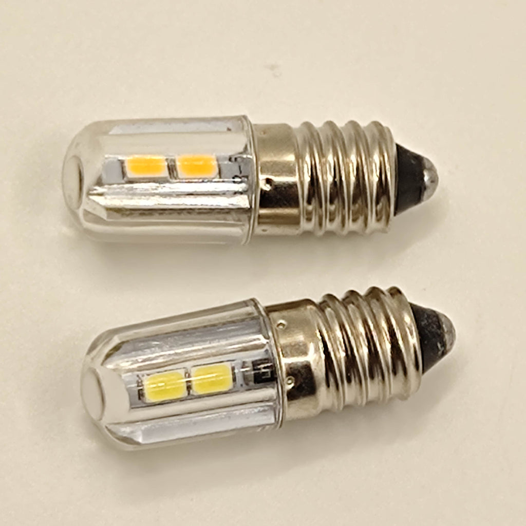 1PCS E10 LED Bulb 6V 12V Lamp Work Light Warm White For Torch Flashlight Headlight Motor Bicycle