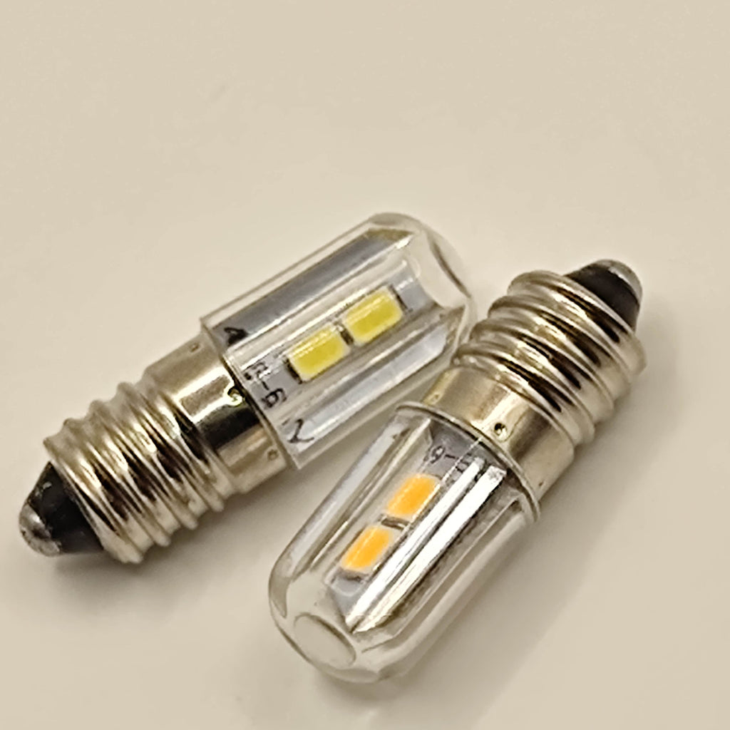 1PCS E10 LED Bulb 6V 12V Lamp Work Light Warm White For Torch Flashlight Headlight Motor Bicycle