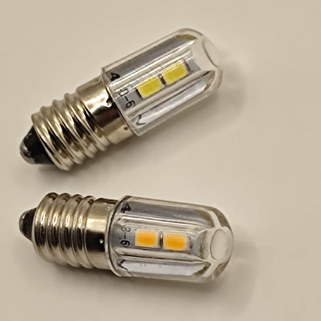 1PCS E10 LED Bulb 6V 12V Lamp Work Light Warm White For Torch Flashlight Headlight Motor Bicycle
