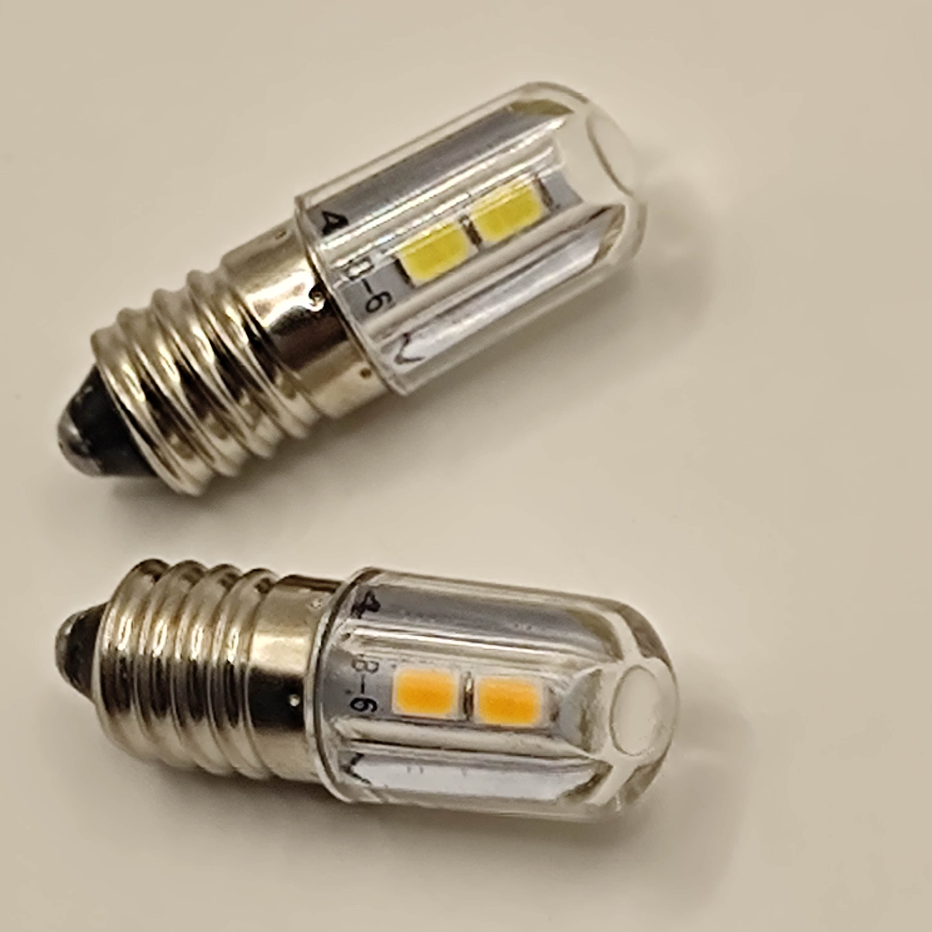 1PCS E10 LED Bulb 6V 12V Lamp Work Light Warm White For Torch Flashlight Headlight Motor Bicycle