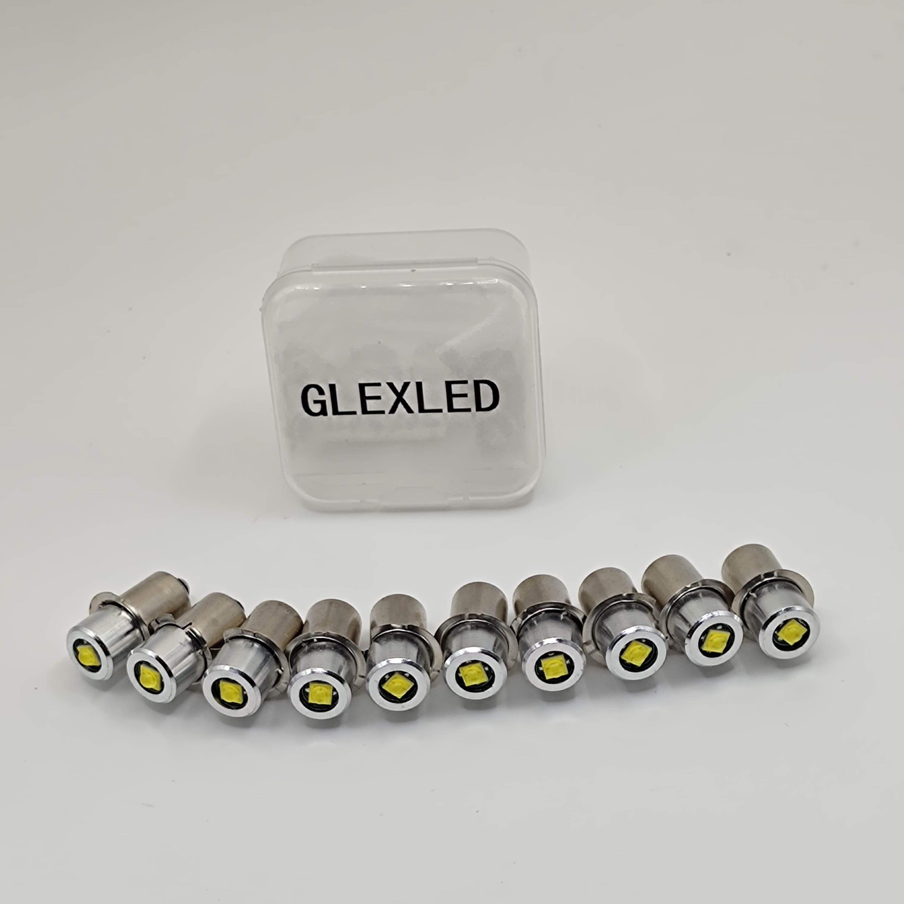 P13.5S LED Bulb 3W 3V 6V 12V 18V 200LM PR2 Maglite Flashlight Replacement Bulb Torches Work Light Lamp