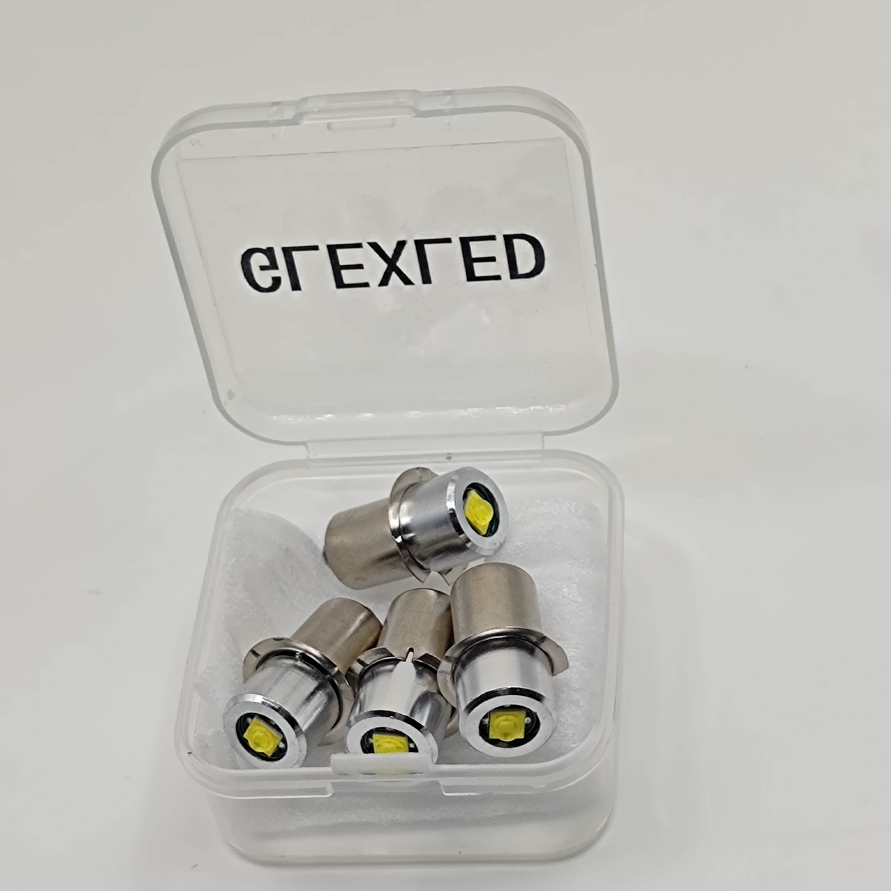 P13.5S LED Bulb 3W 3V 6V 12V 18V 200LM PR2 Maglite Flashlight Replacement Bulb Torches Work Light Lamp