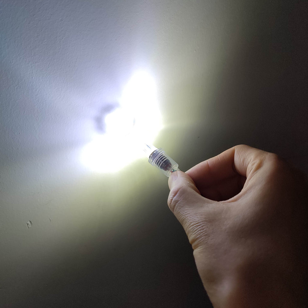 2PCS P13.5S 2.8-3V 1W PR2 PR3 LED Lamp 3V Flashlight Replacement Bulb Torches Work Light