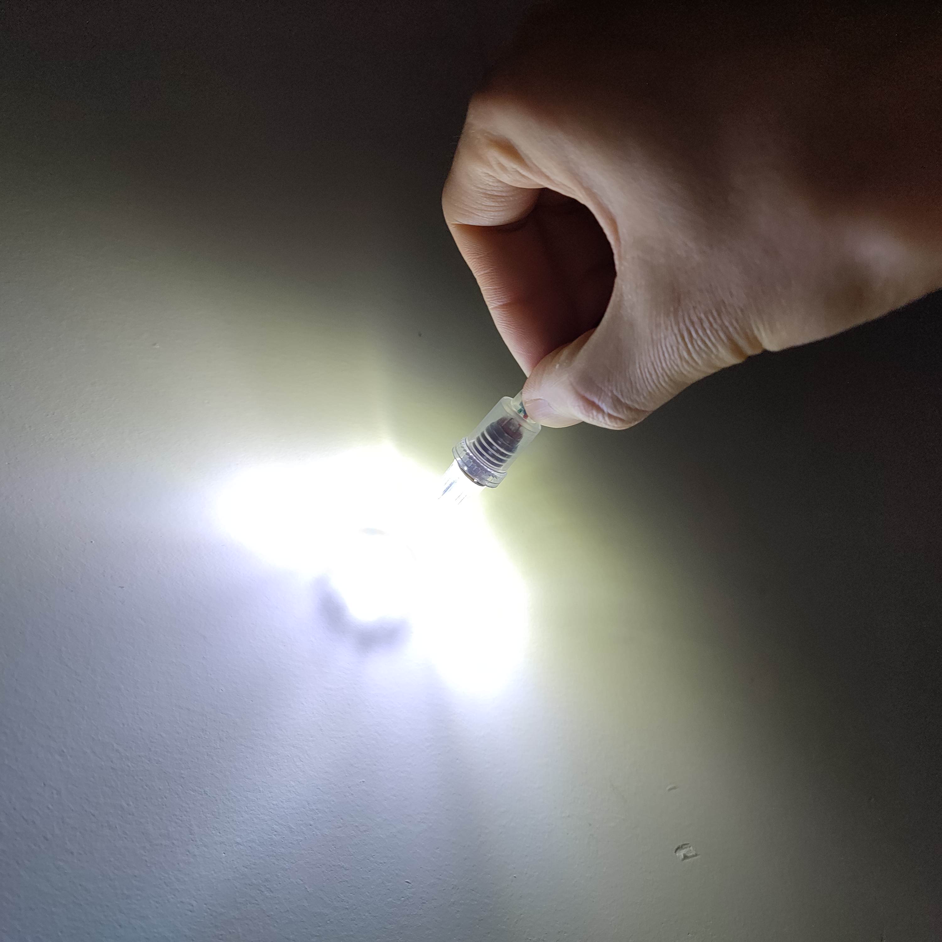 2PCS P13.5S 2.8-3V 1W PR2 PR3 LED Lamp 3V Flashlight Replacement Bulb Torches Work Light