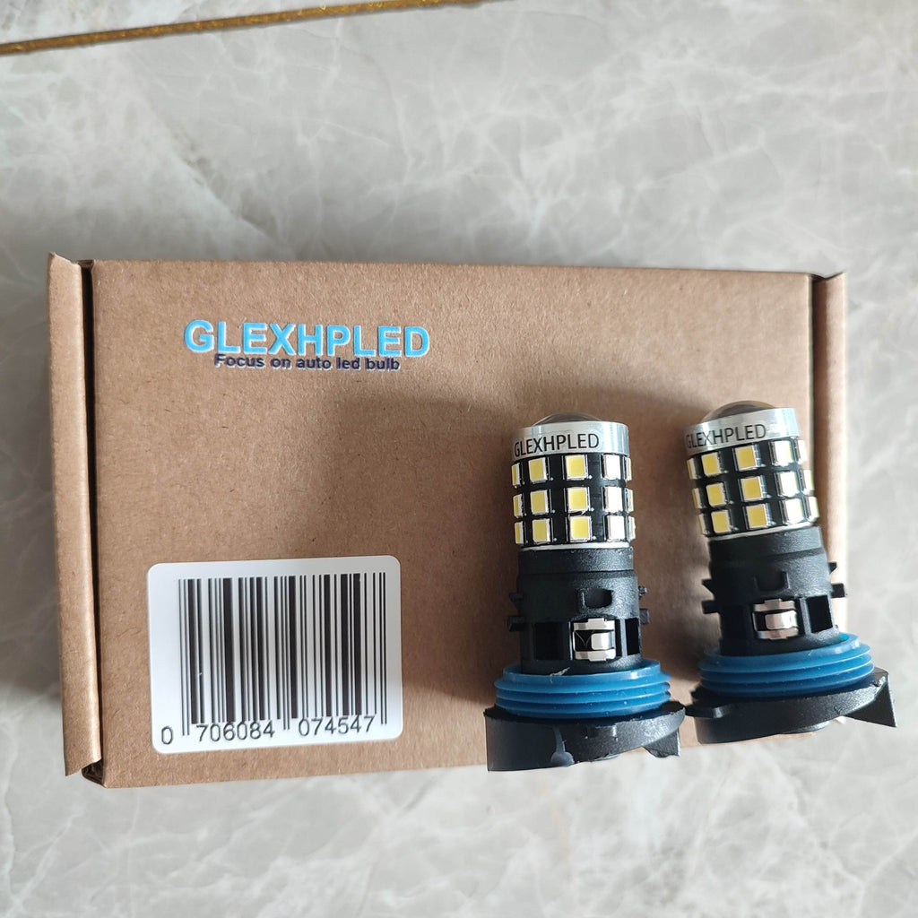 GLEXHPLED 2PCS HP24W LED BULB No Error Bulbs C5 5008 3008 Daytime Running Lights Lamp For Peugeot 3008 Day Light
