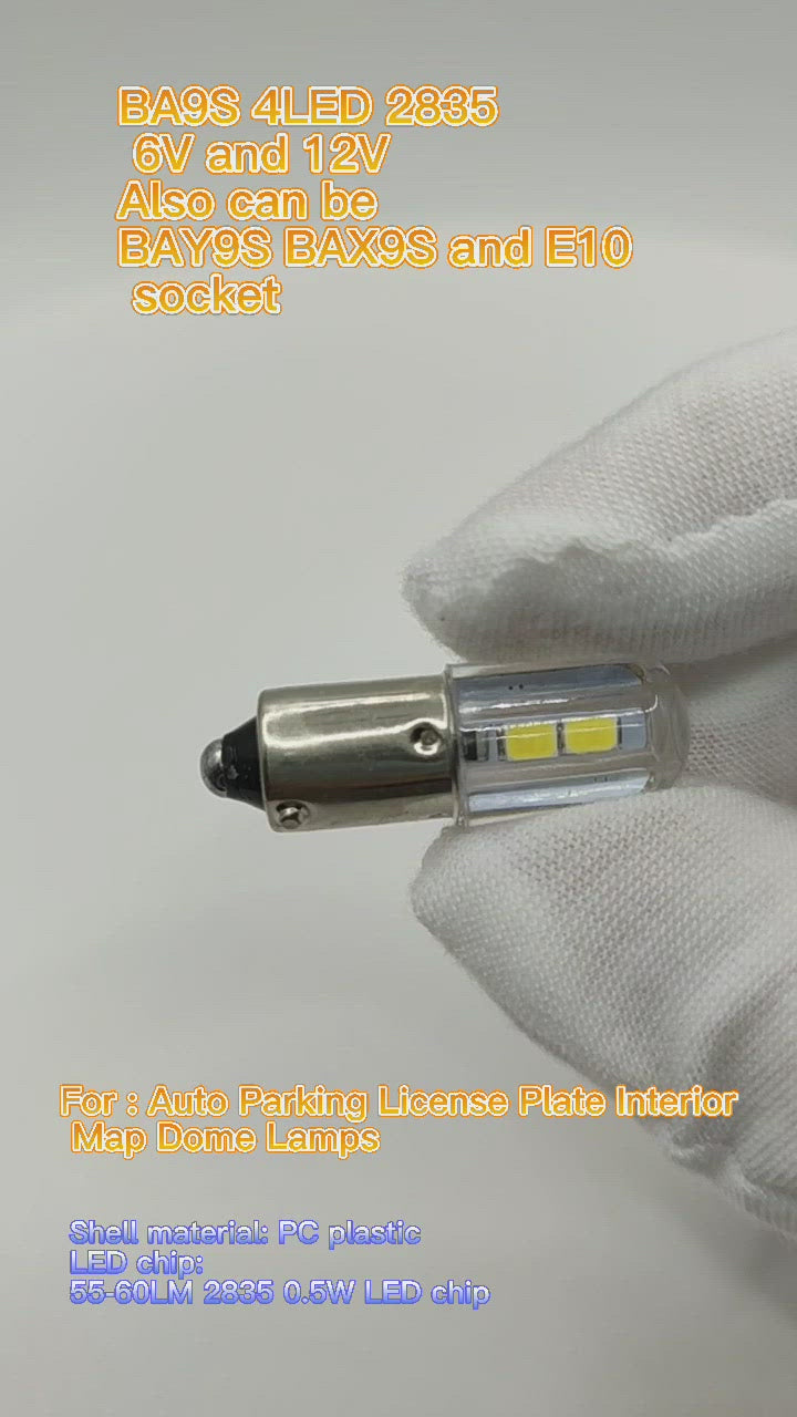 1PCS E10 LED Bulb 6V 12V Lamp Work Light Warm White For Torch Flashlight Headlight Motor Bicycle