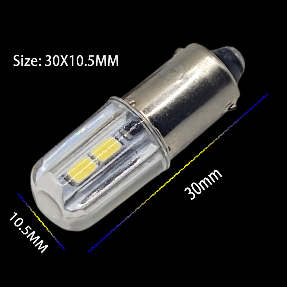 10PCS BA9S Led Bulb 12V Car T4W BA9 1895 1891 53 57 Led Car Bulb White 47830 64111 3893 LED Car Bulb for Car Interior Dome Map License Plate